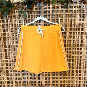 Orange sporty skirt
